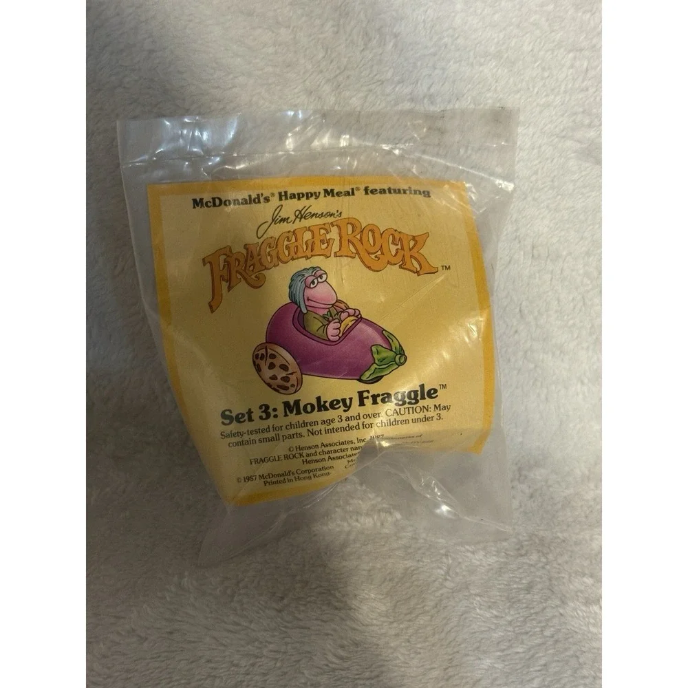 Vintage‎ Fraggle Rock 1987 Mcdonald's Happy Meal Toys Number 2, 3 And 3